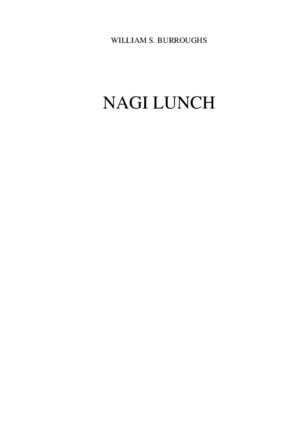 William S Burroughs - Nagi lunchpdf
