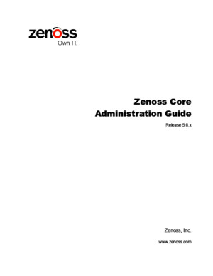 Zenoss Core Administration r500 Latest