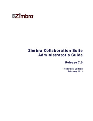 Zimbra NE Admin Guide 70