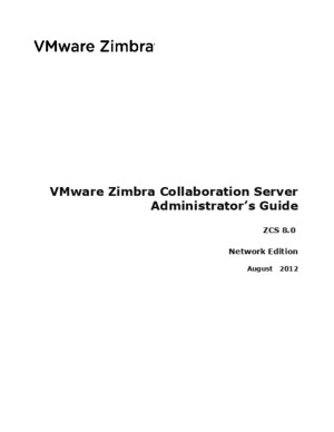 Zimbra NE Admin Guide 802