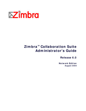 Zimbra NE Admin Guide