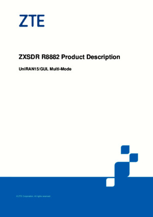 ZXSDR R8882 Product Description