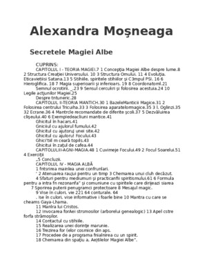Alexandra Mosneaga-Secretele Magiei Albe 01