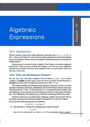 Algebraic expressionsppt