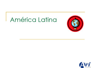 América Latina América Latina: regionalização Continente americano foi colonizados pelos europeus Entre os elementos culturais impostos por eles, destaca-se
