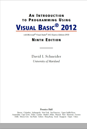 An Introduction to Programming Using Visual Basic 2012, 9th Editionpdf