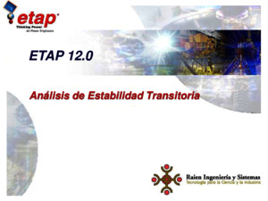 Analisis de Estabilidad Transitoria_ETAP 12