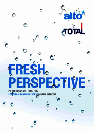 Annual Report Tri Banyan Tirta Tbk (ALTO) 2013