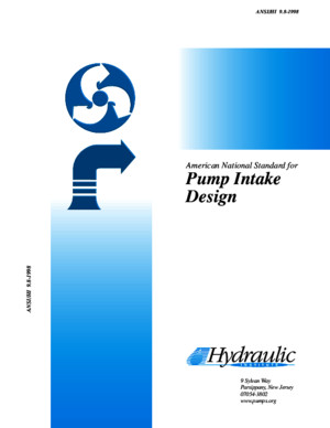 ANSI-HI 98 - 1998 Pump Intake Design