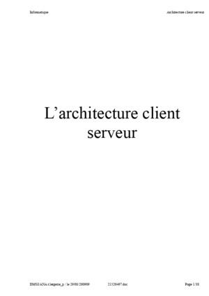 Architecture client-serveurpdf