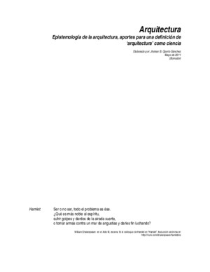 Arquitectura EpistemologÃ­a de la arquitectura aportes para una definiciÃ³n de Arquitectura como ciencia (JBOportoS)