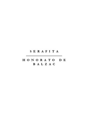 Balzac Honore de - Serafita