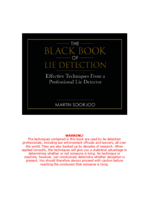 Black Book of Lie Detection