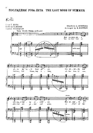 Britten - The Last Rose of Summerpdf