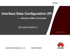 BSC6900V900R012 UO Interface Data Configuration(ATM)-20101218-B-V10