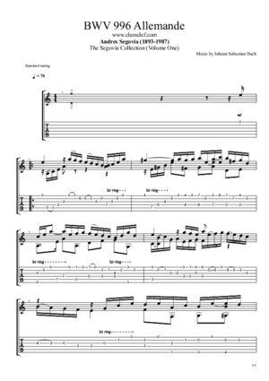 BWV 996 Allemande by Andres Segoviapdf