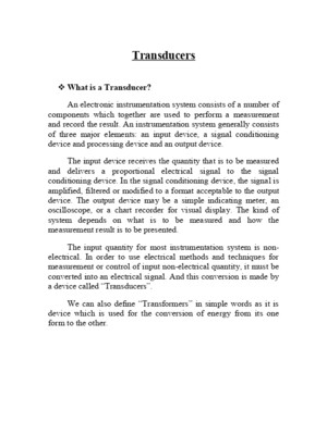 Capacitive Transducer