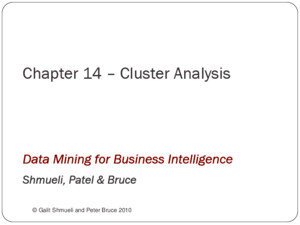 Chapter 7 – K-Nearest-Neighbor © Galit Shmueli and Peter Bruce 2010 Data Mining for Business Intelligence Shmueli, Patel & Bruce 1