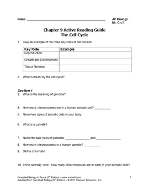 Chapter 9 Active Reading Guide