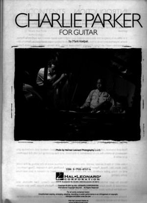 Charlie Parker Omnibook for Guitar 8-17
