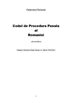 Cod de Procedura Penala
