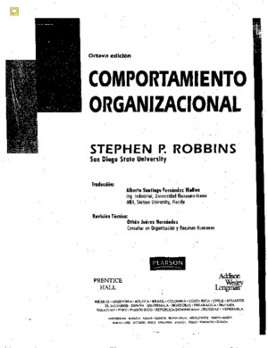 Comportamento Organizacional - Stephen P Robbins