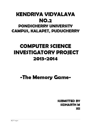 Computer investigatory project class 12