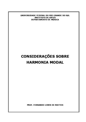 Considerações Sobre Harmonia Modal - Fernando Lewis de Mattospdf