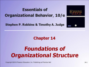 Copyright © 2010 Pearson Education, Inc Publishing as Prentice Hall 3-1 Essentials of Organizational Behavior, 10/e Stephen P Robbins & Timothy A Judge