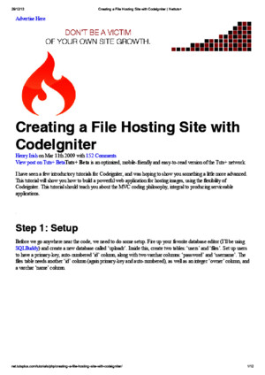 Creating a File Hosting Site With CodeIgniter _ Nettuts+