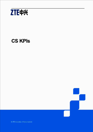 CS KPI Optimization ZTE