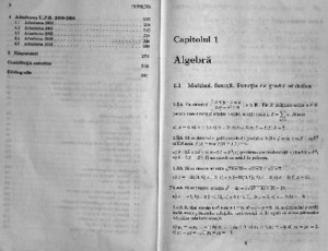 Culegere admitere matematica Politehnica Bucuresti