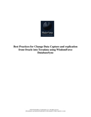 Database Sync Best Practices For Teradata change data capture