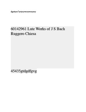 11nnss 60142961 Lute Works of J S Bach Ruggero Chiesa