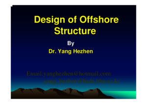 design of offshore structure