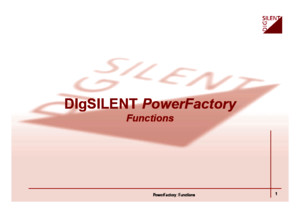 DIgSILENT PowerFactory Function