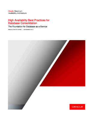 12c - High Availability Best Practices for Database Consolidation