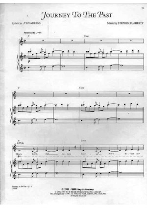 Disney Anastasia - Journey to the Past sheet music