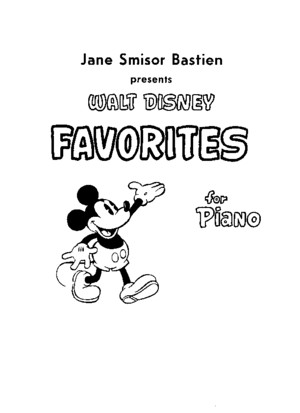 Disney Favorites for piano