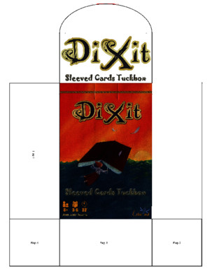 Dixit Tuckbox for Sleeved Cards