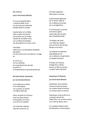 15 Canciones de Jose Ernesto Monzon