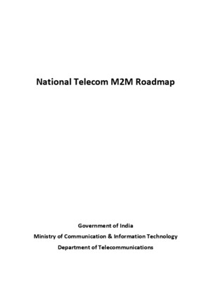 Draft National Telecom M2M Roadmap