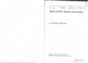 Dreyfus 1996 Bach and the Patterns of Invention Ch 3pdf