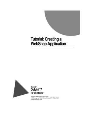 [eBook][Delphi] - Borland Delphi 7 - Tutorial - Creating a Websnap Application