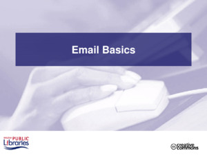 Email Basics 2 Class Outline Part 1 - Introduction –Explaining email –Parts of an email address –Types of email services –Acquiring an email account