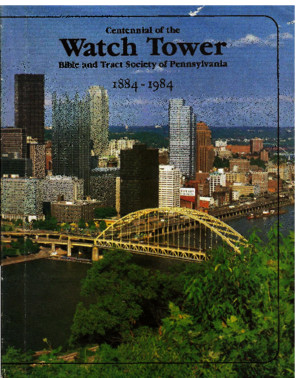 1984 - Watch Tower Centennial 1884 - 1984