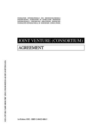 1992 FIDIC Joint Venture Agreement