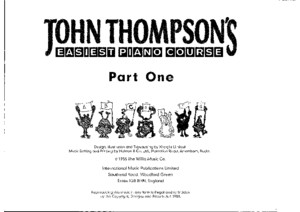 1John Thompson Easiest Piano Course Part 1a