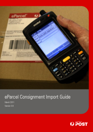 eParcel Consignment Import Guide v3 8
