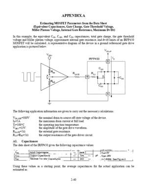 Estimating MOSFET Parameters from the Data Sheetpdf